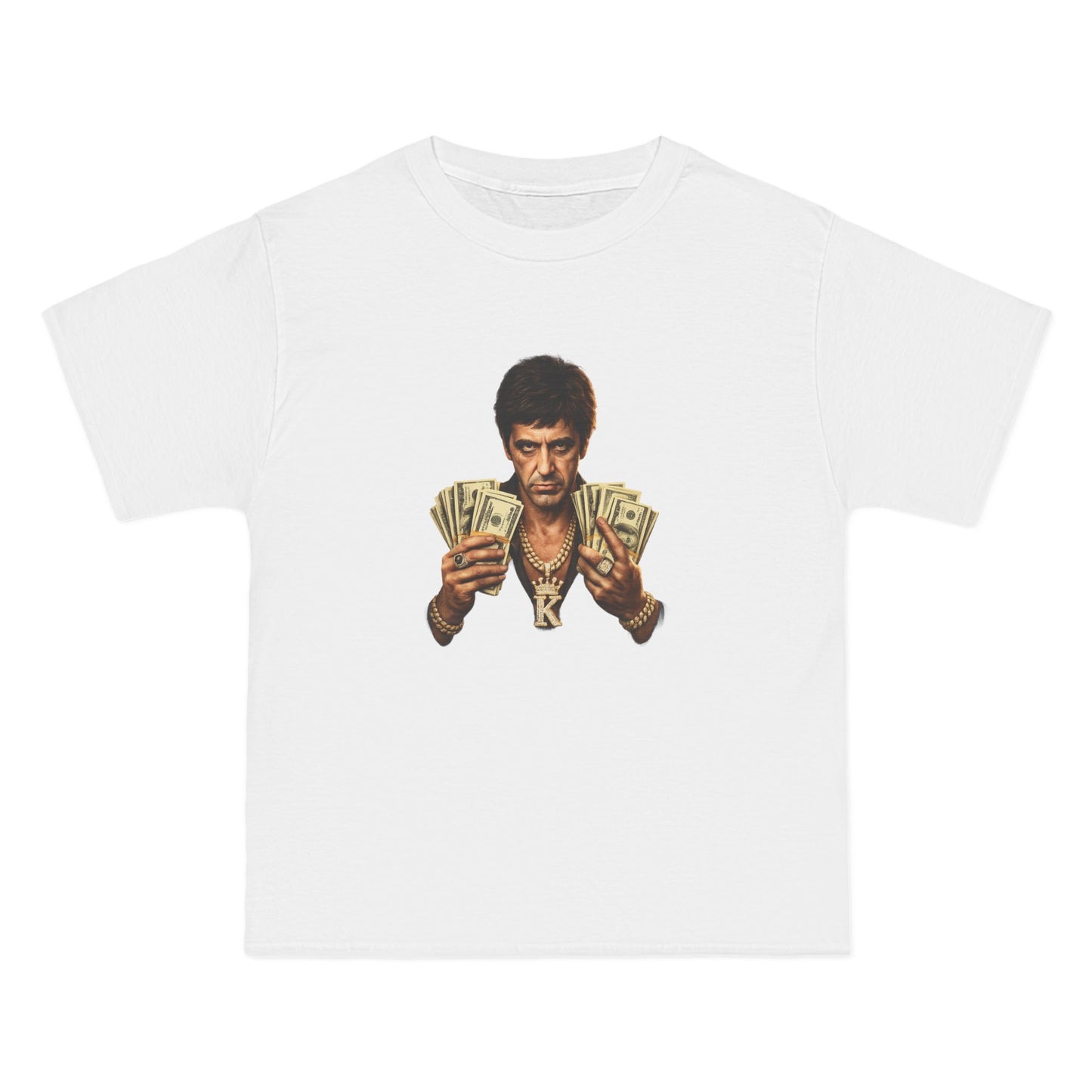 Scarface Khushi Money Pose T-Shirt — Vintage Tony Montana Graphic Tee