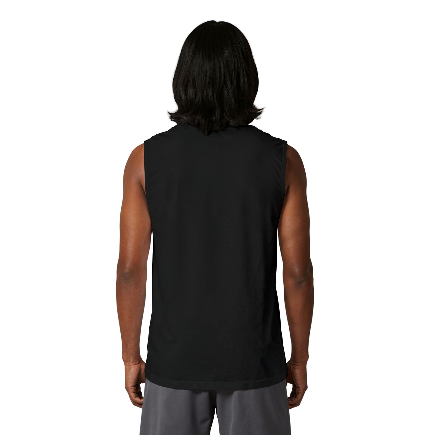 Khushi Purple Crown Tank Top — Personalized 'K' Muscle Tee