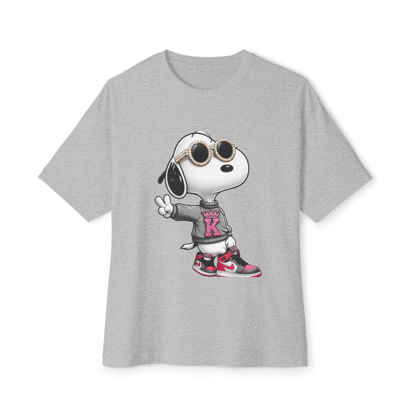 KHUSHI SNOOPY Streetwear Tee — Cool Sunglasses & K Sweater Graphic