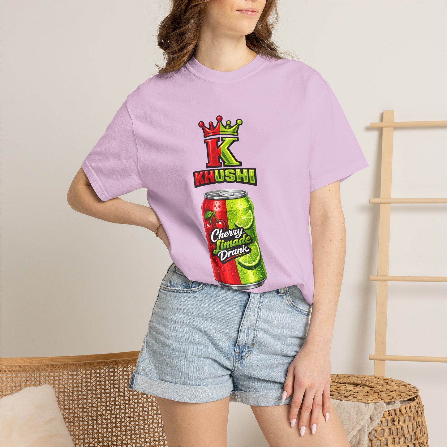 Khushi Cherry Limeade Drink Graphic T-Shirt