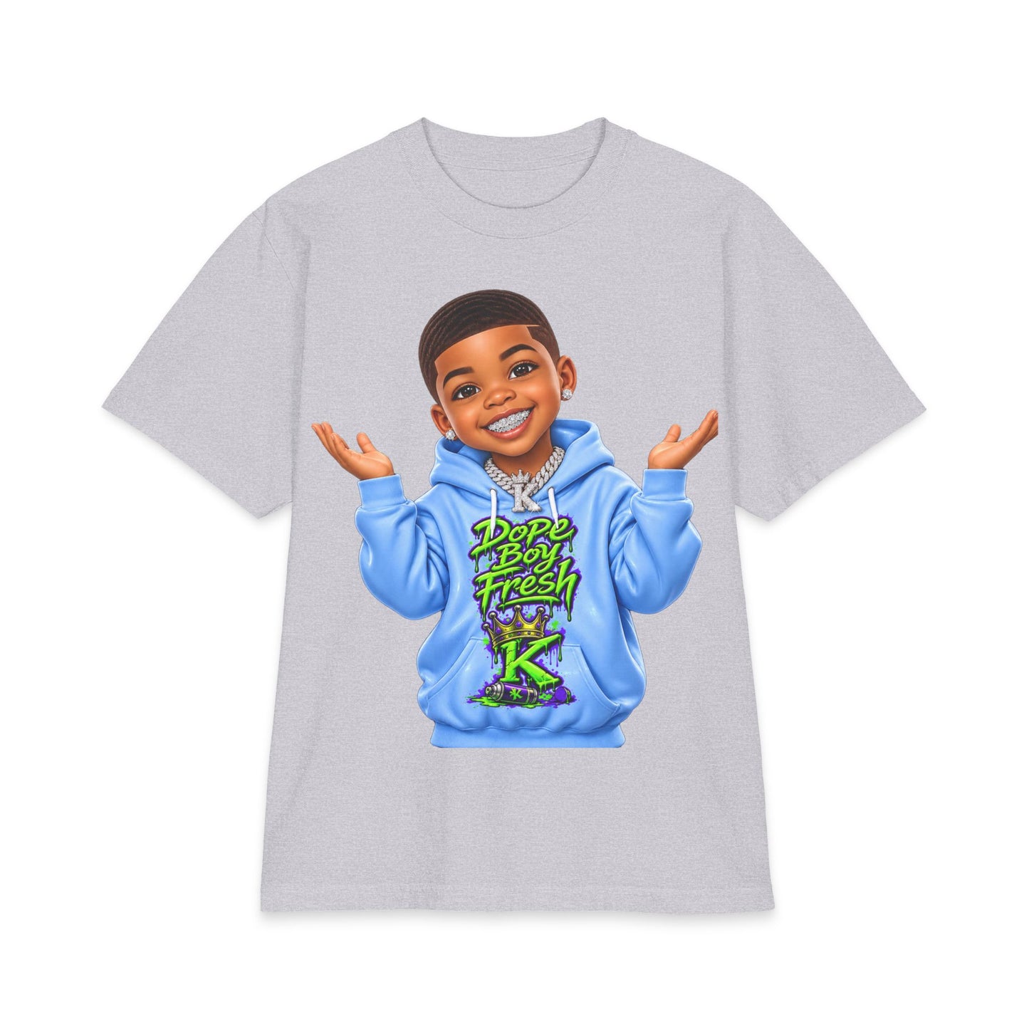 Emoji Dope Boy Fresh Kid T-Shirt — Cute Cartoon Boy Hoodie Graphic Tee