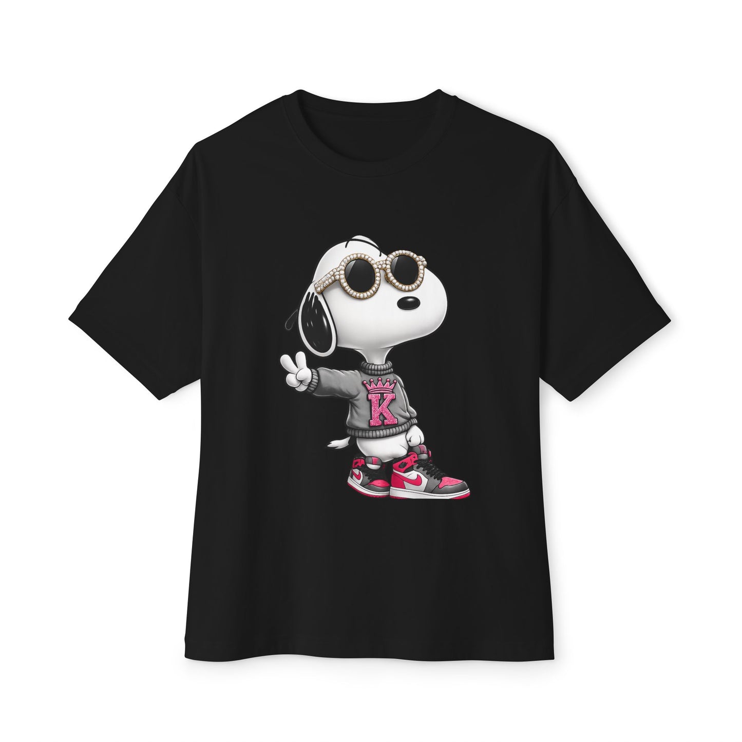 KHUSHI SNOOPY Streetwear Tee — Cool Sunglasses & K Sweater Graphic