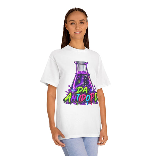 Da Antidope Graphic Tee — Neon Lab Beaker Streetwear T-Shirt
