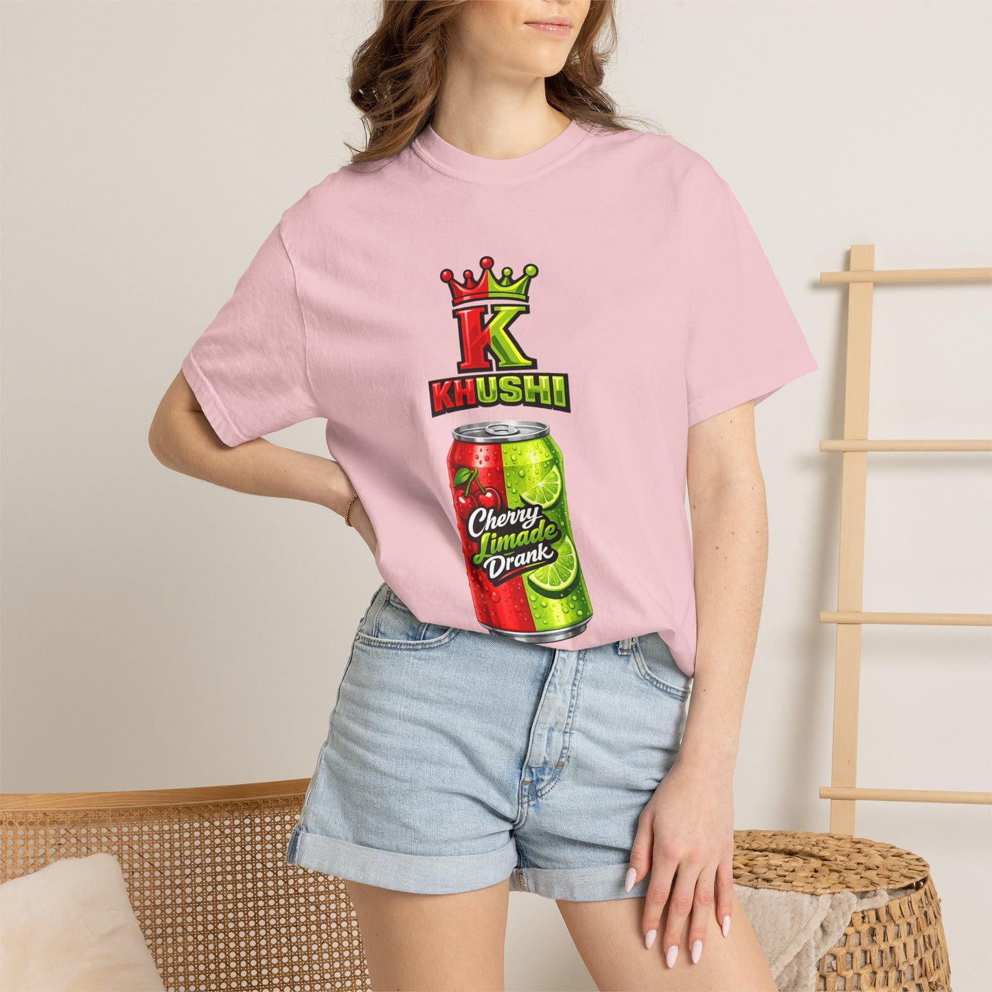 Khushi Cherry Limeade Drink Graphic T-Shirt