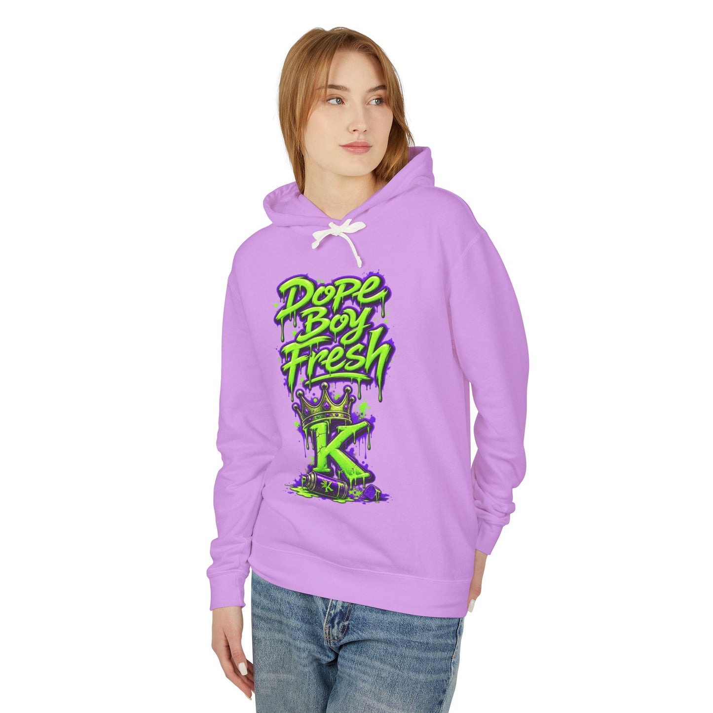 KHUSHI Dope Boy Fresh Hoodie — Graphic Streetwear Pullover