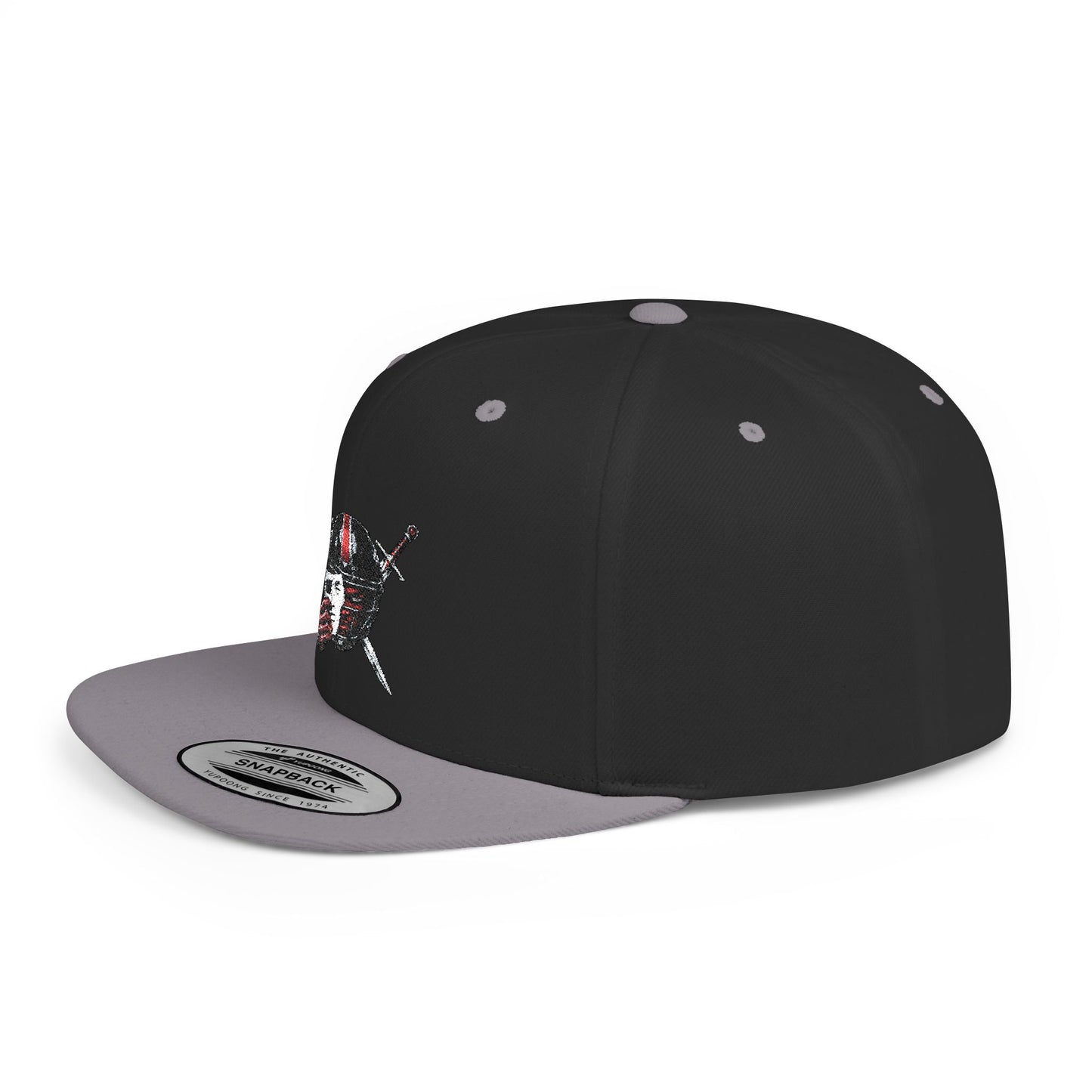 KHUSHI Skull & Crossed NFL  Swords Flat Bill Snapback Hat
