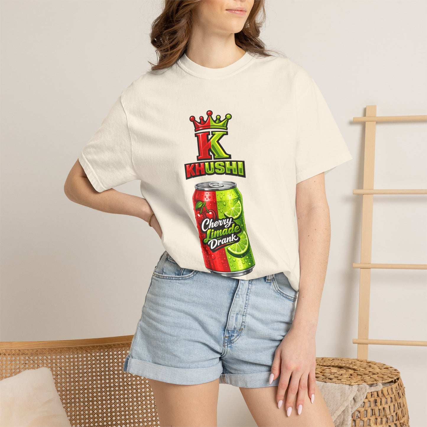 Khushi Cherry Limeade Drink Graphic T-Shirt