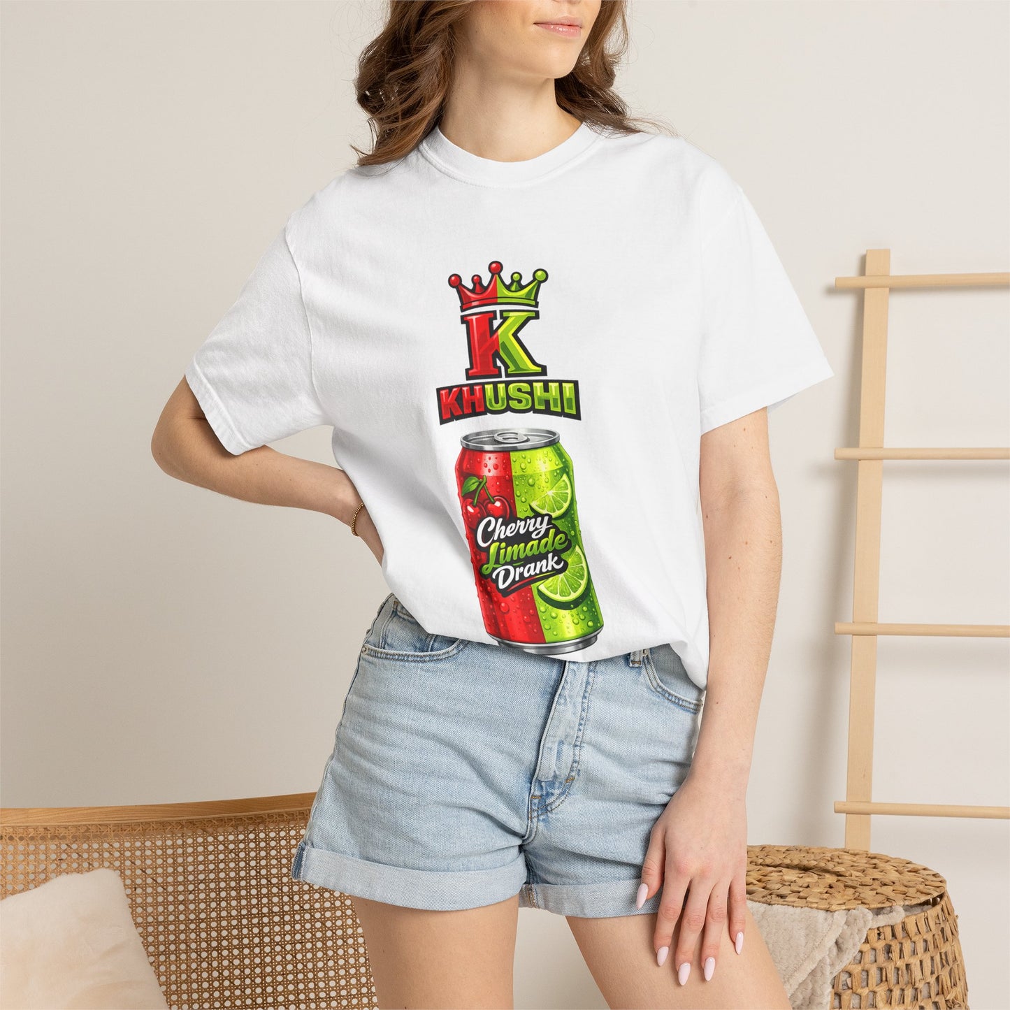 Khushi Cherry Limeade Drink Graphic T-Shirt
