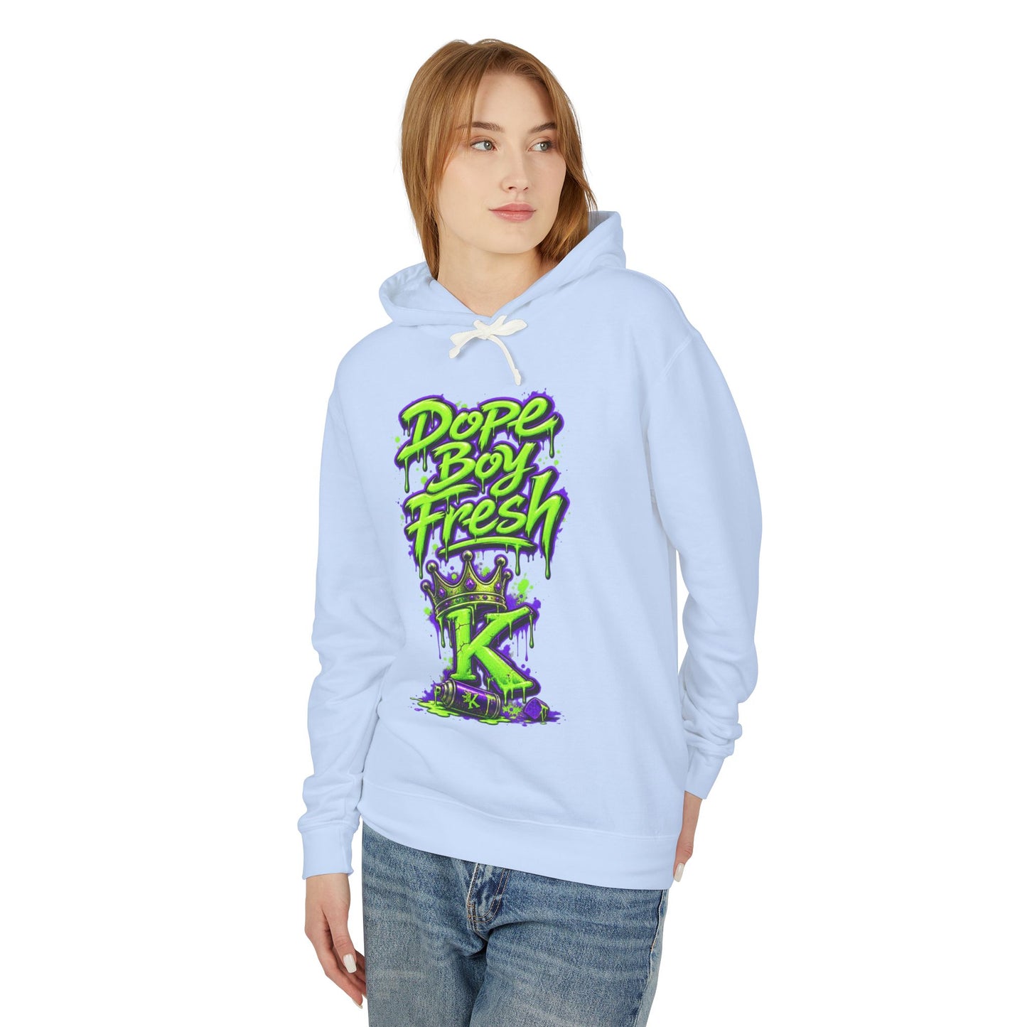 KHUSHI Dope Boy Fresh Hoodie — Graphic Streetwear Pullover