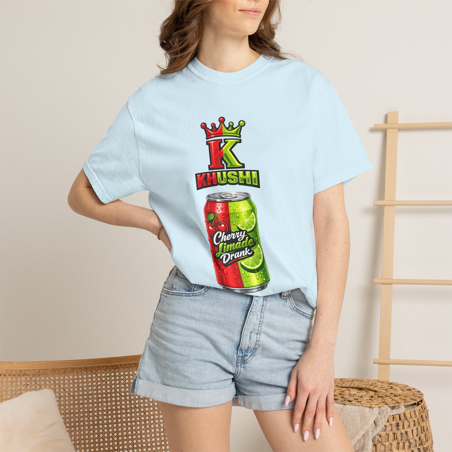 Khushi Cherry Limeade Drink Graphic T-Shirt