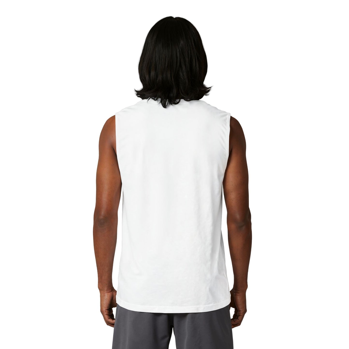 Khushi Crown Muscle Tank — Personalized Purple 'K' Monogram Tank Top