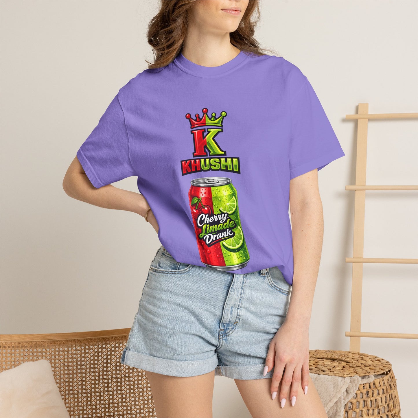 Khushi Cherry Limeade Drink Graphic T-Shirt