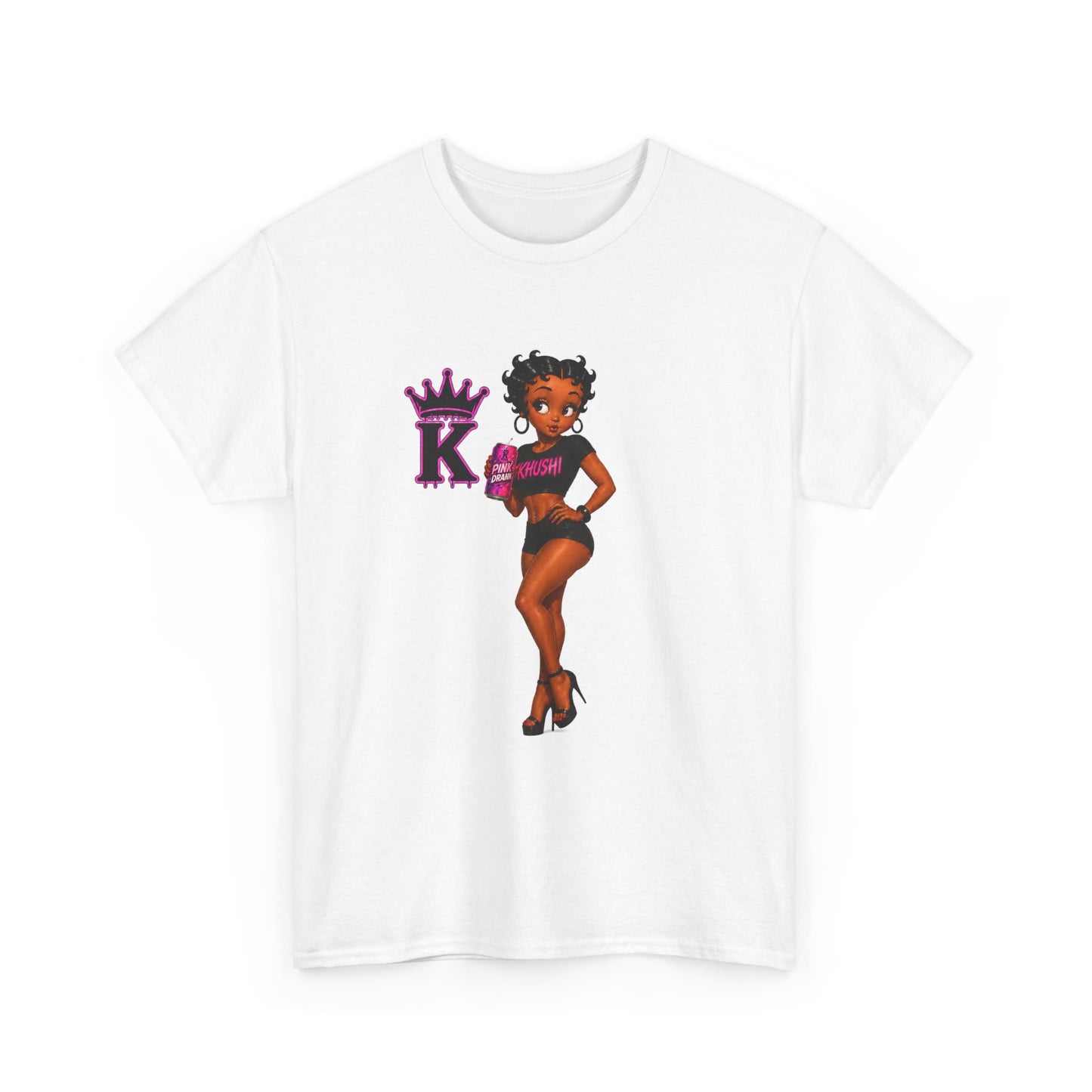 Women’s King K Graphic T‑Shirt — Cute Queen Pinup Tee