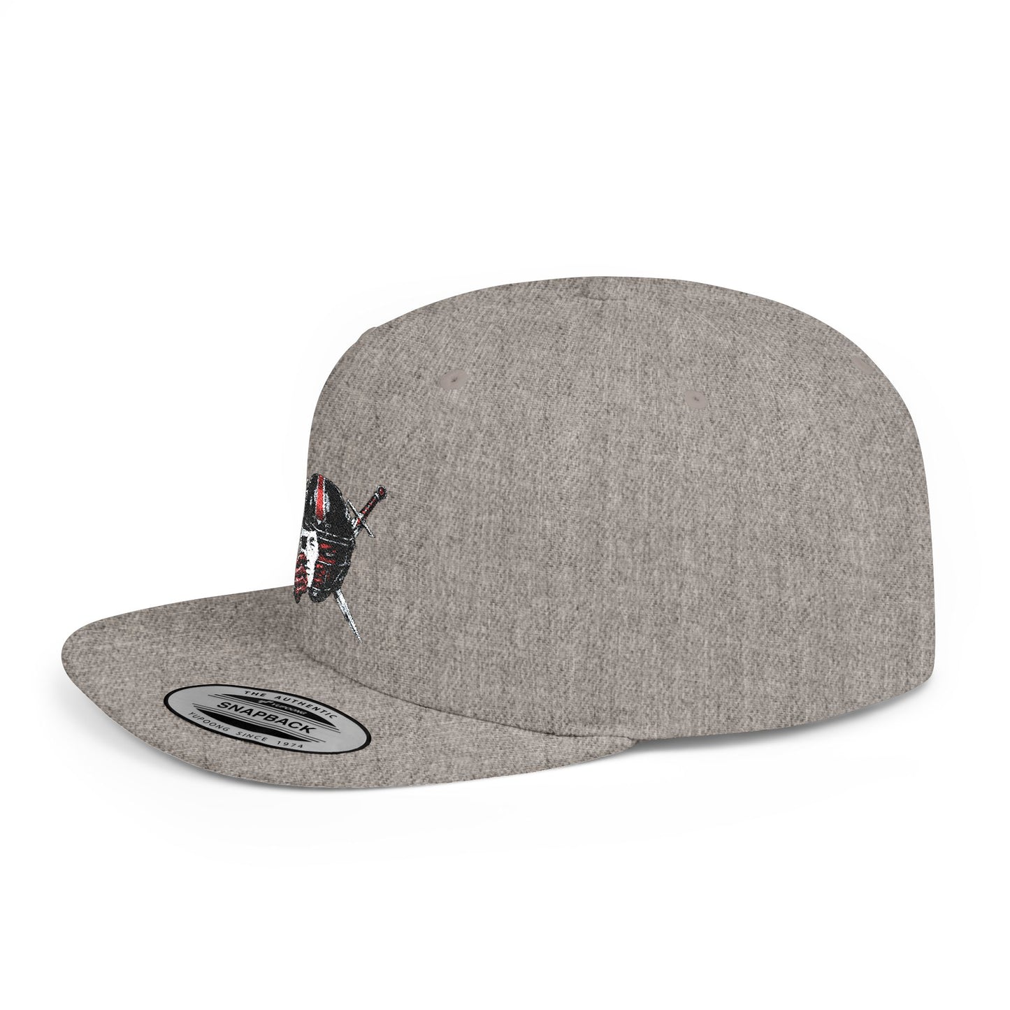 KHUSHI Skull & Crossed NFL  Swords Flat Bill Snapback Hat