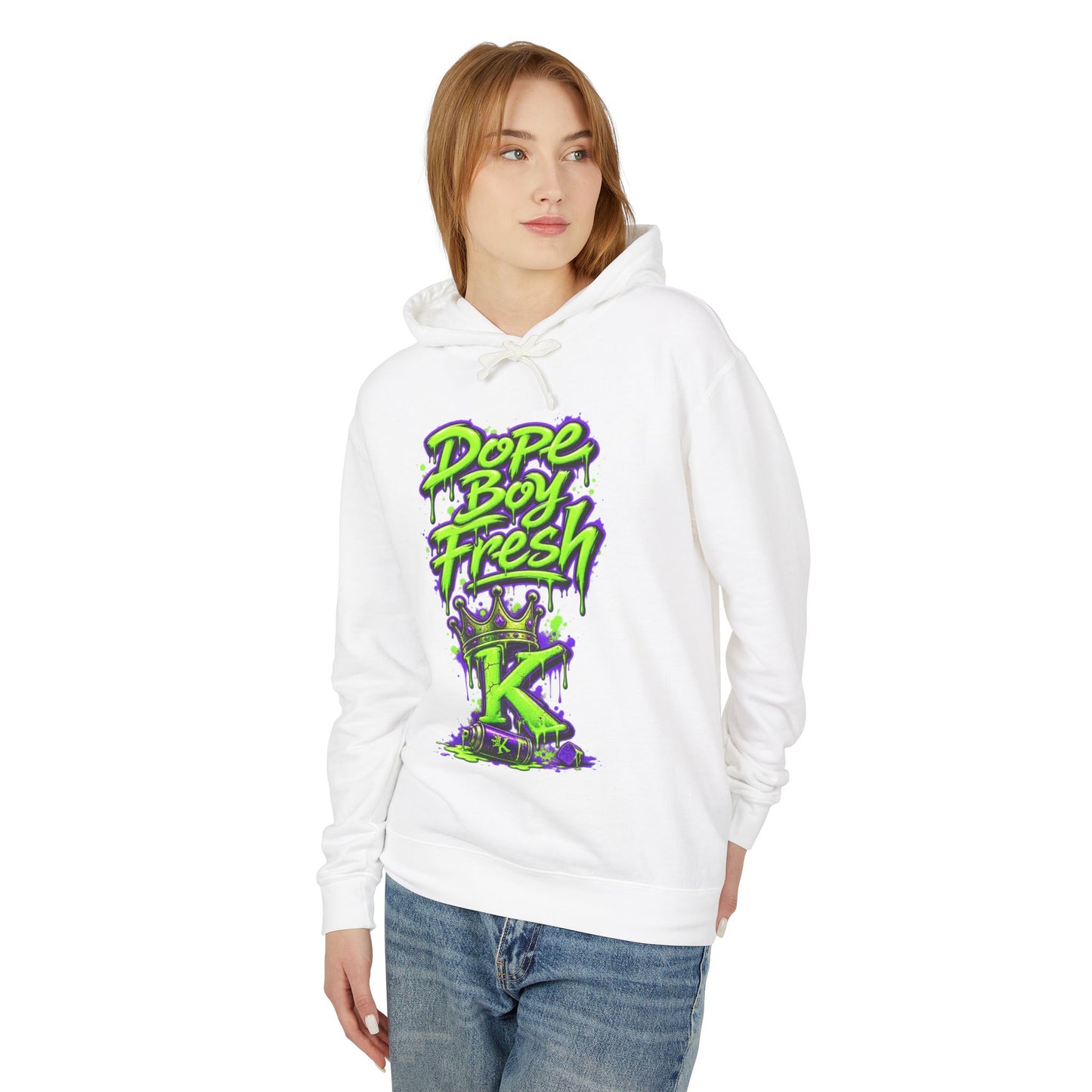 KHUSHI Dope Boy Fresh Hoodie — Graphic Streetwear Pullover