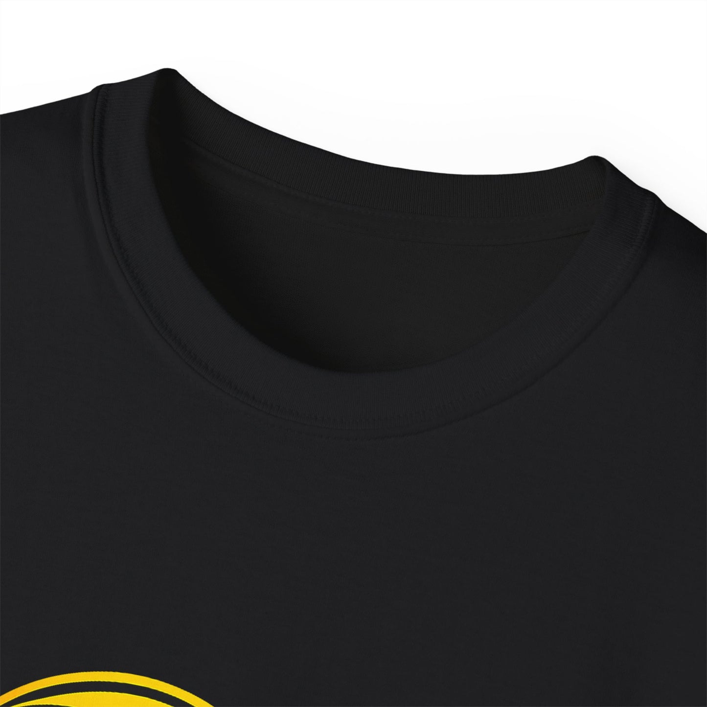 Ram Head Graphic Tee — Bold Yellow & Black Mountain Ram Shirt