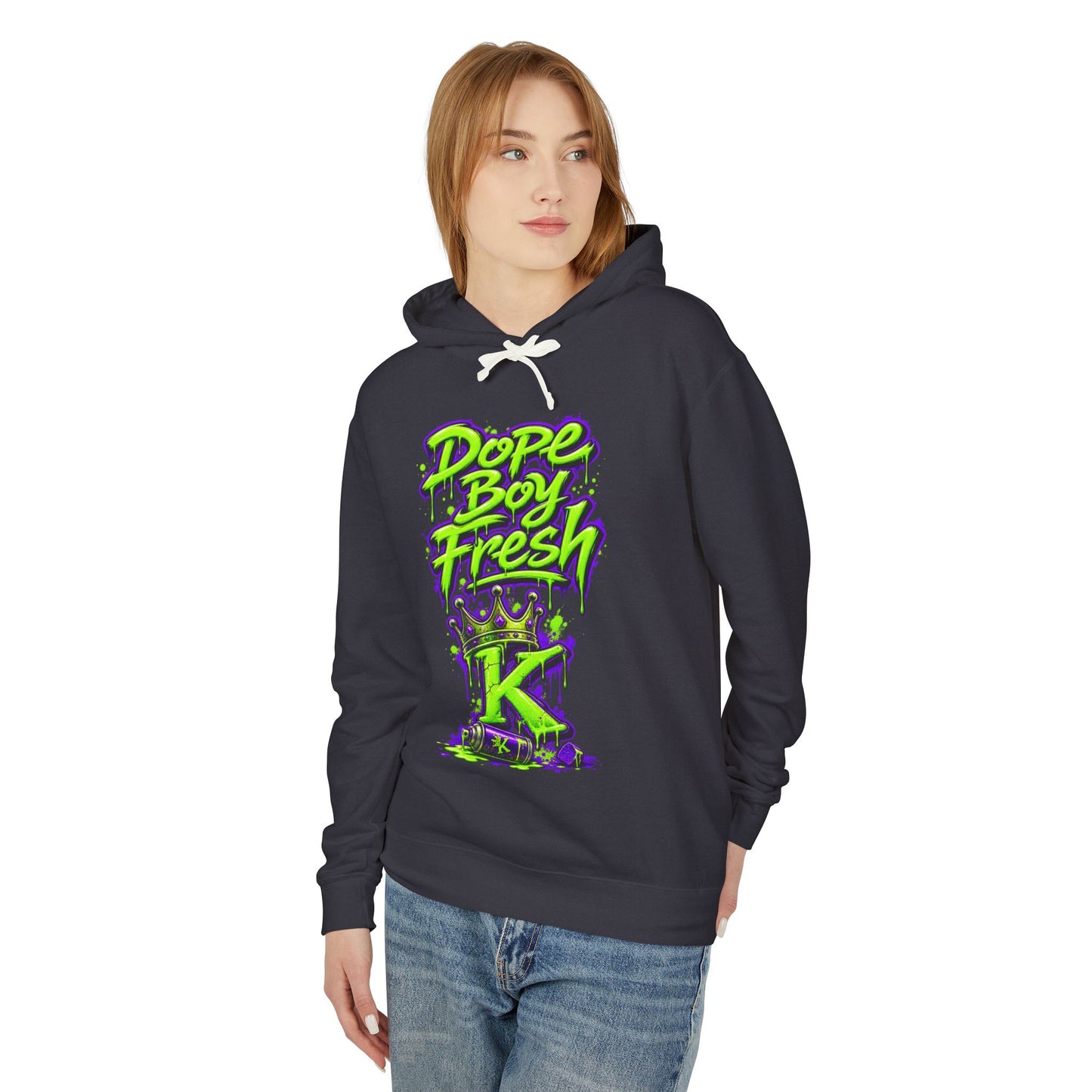 KHUSHI Dope Boy Fresh Hoodie — Graphic Streetwear Pullover