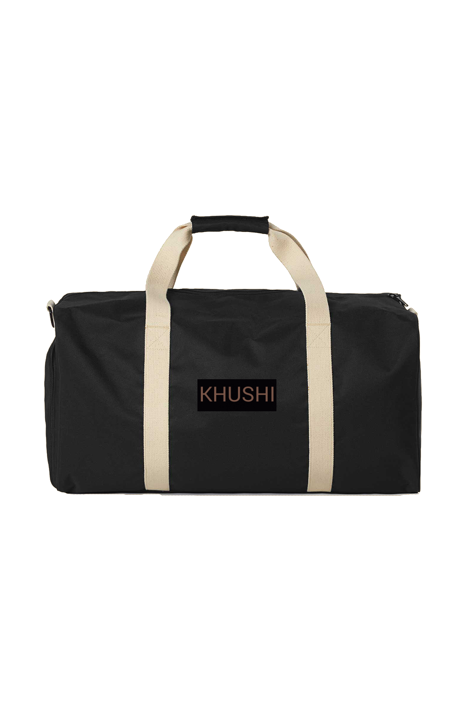KHUSHI Black & Brown Private Jet Travel Bag