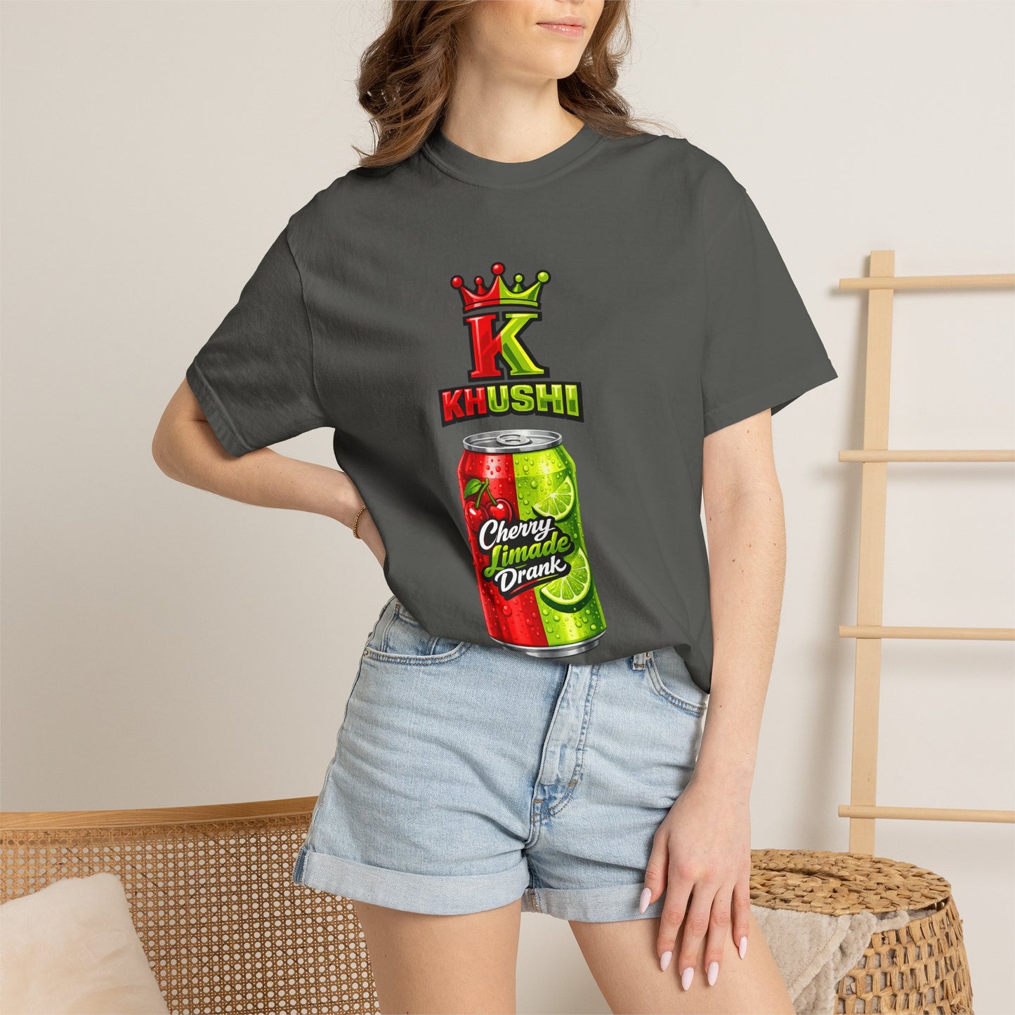 Khushi Cherry Limeade Drink Graphic T-Shirt