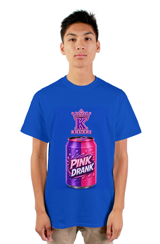 KHUSHI Pink Drank Tshirt