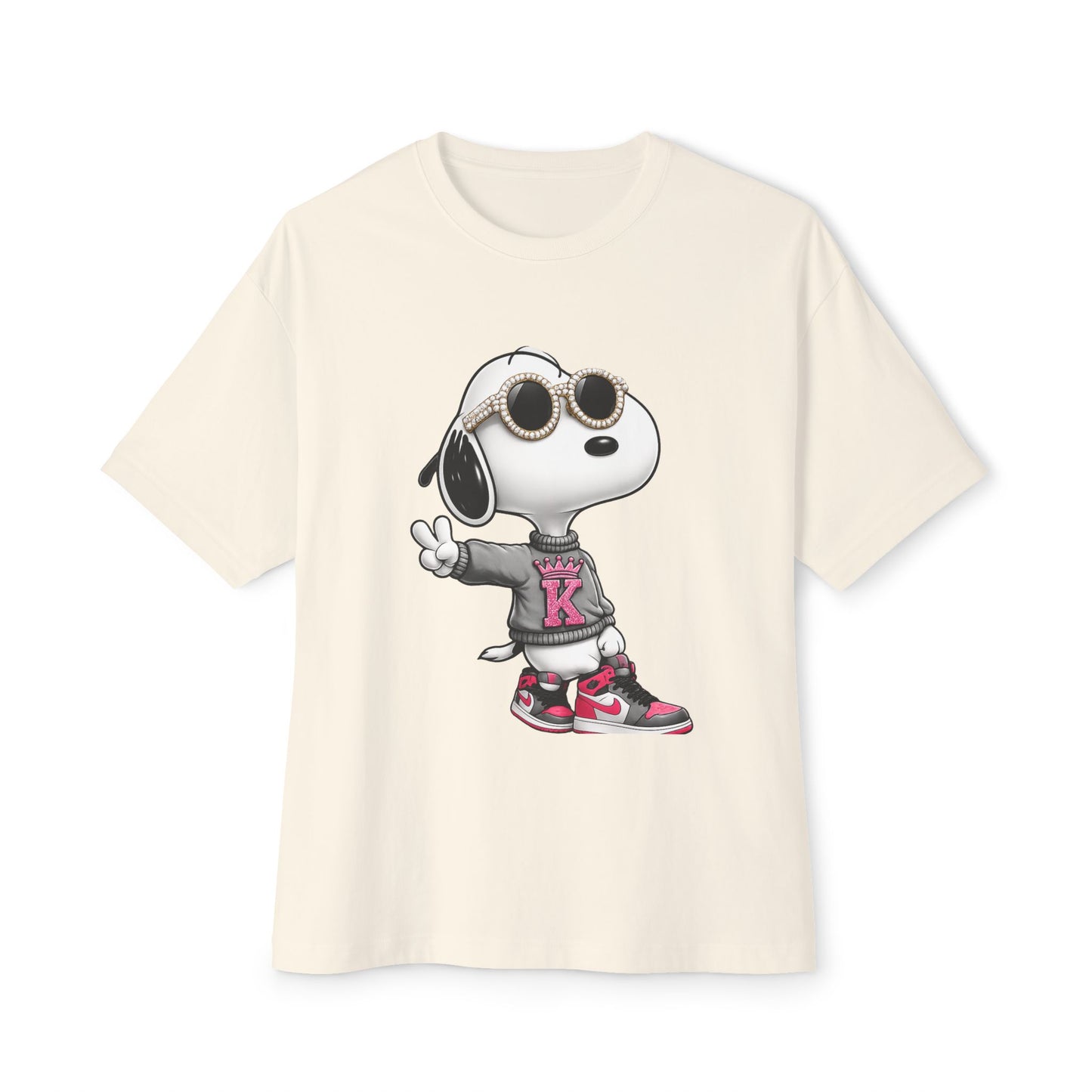 KHUSHI SNOOPY Streetwear Tee — Cool Sunglasses & K Sweater Graphic