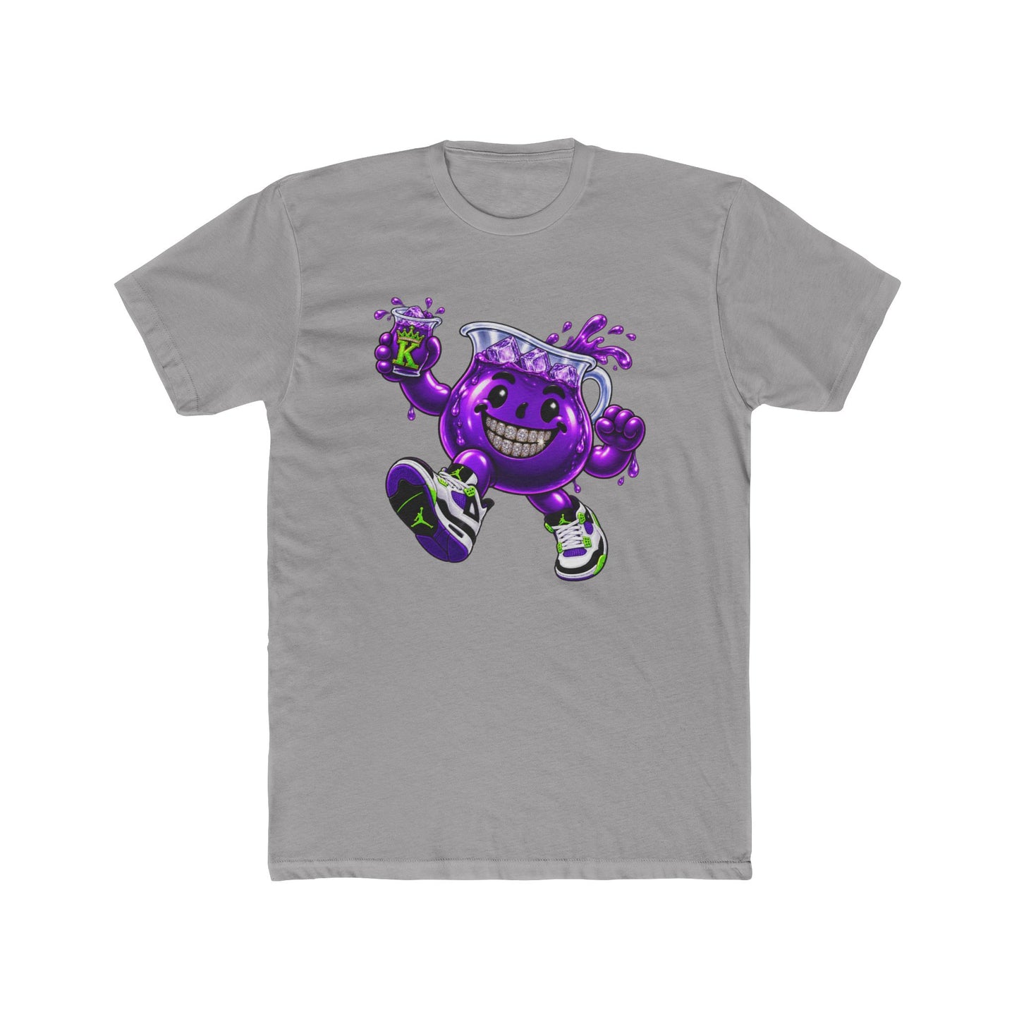KHUSHI Retro Purple Drip T-Shirt