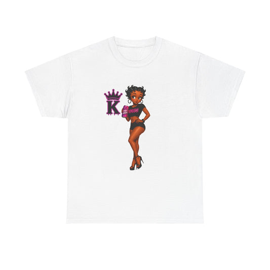 Women’s King K Graphic T‑Shirt — Cute Queen Pinup Tee