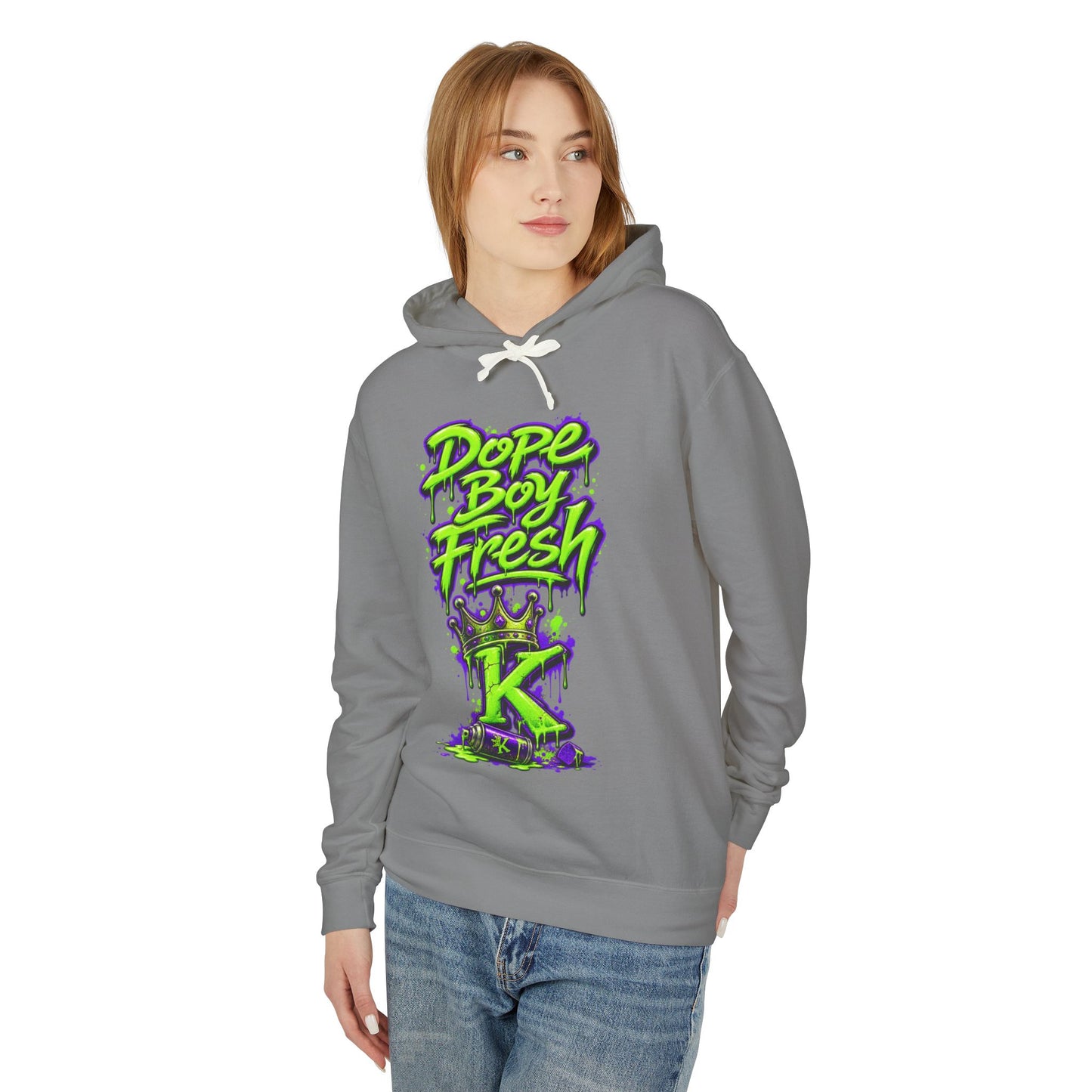 KHUSHI Dope Boy Fresh Hoodie — Graphic Streetwear Pullover