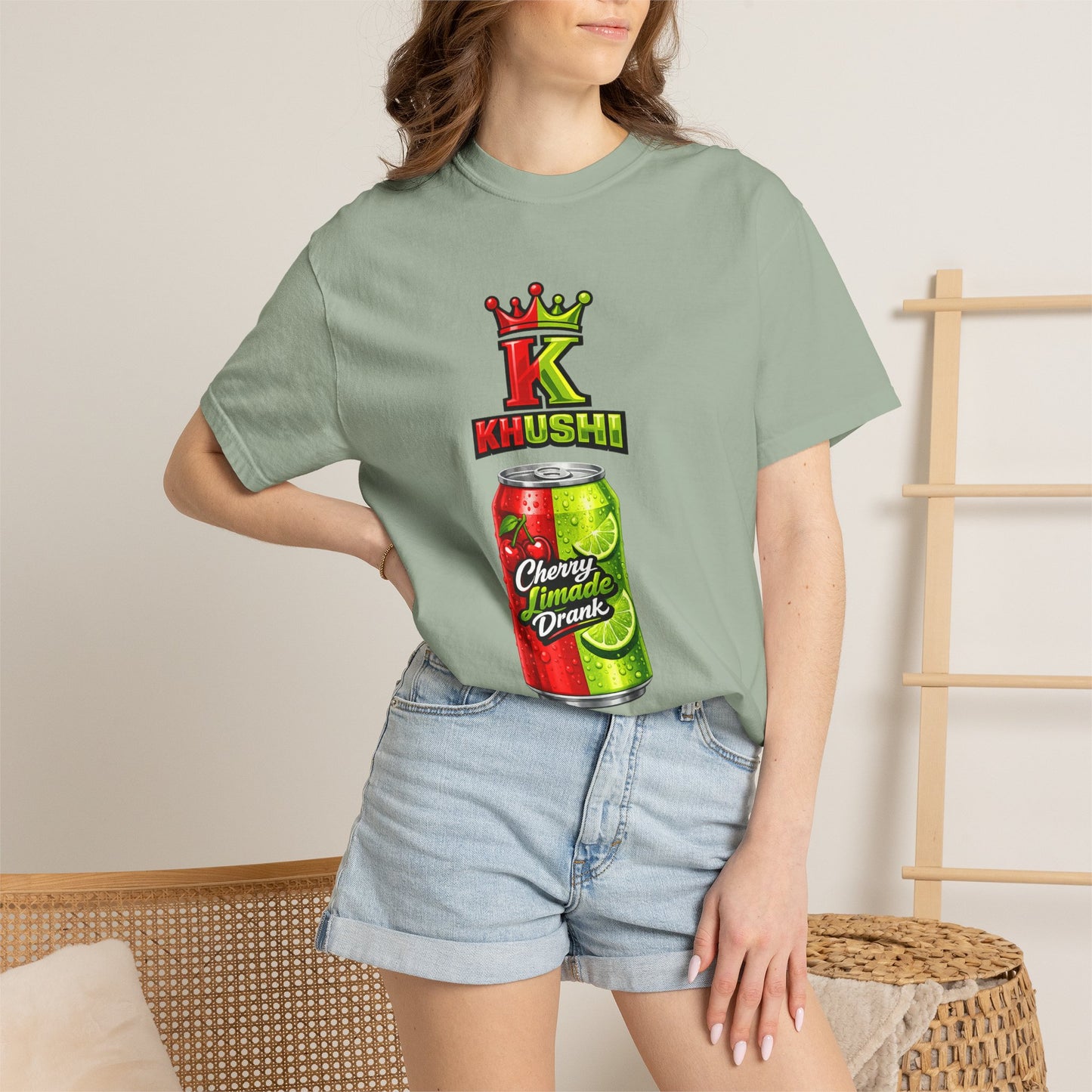 Khushi Cherry Limeade Drink Graphic T-Shirt
